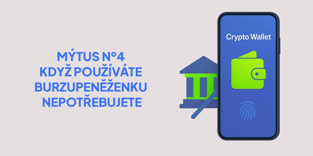 Mýtus 4: Když používáte burzu, peněženku nepotřebujete