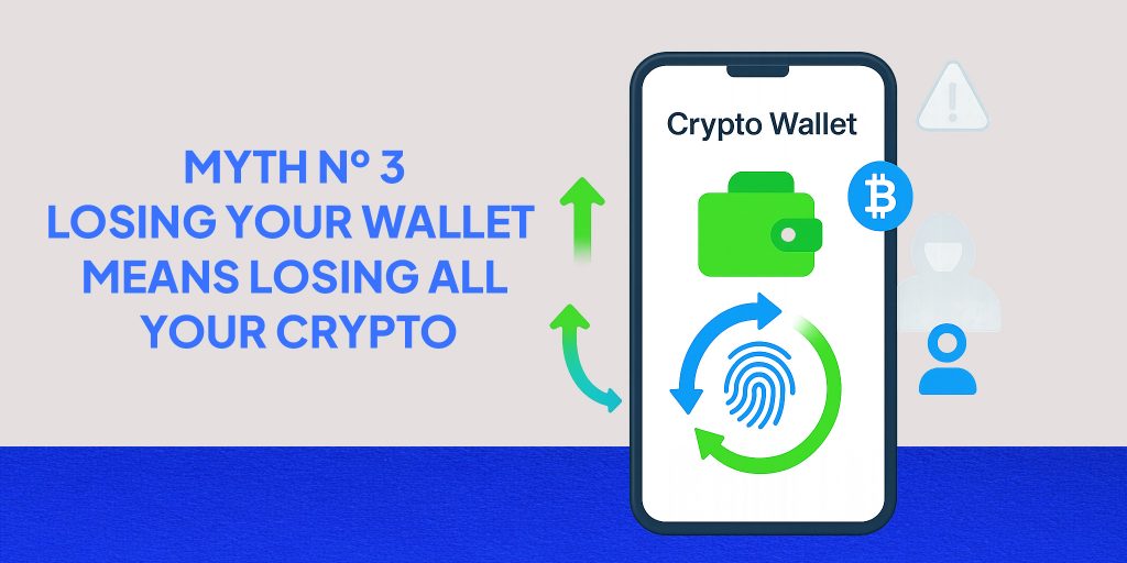 Myth 3: Losing Your Wallet Means Losing All Your Crypto